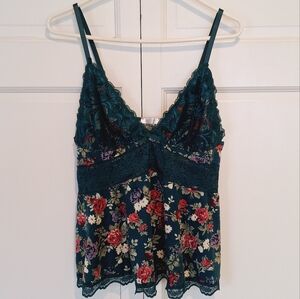 Avidlove lace floral tank top - NWOT